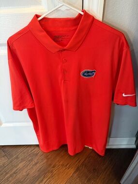 Nike Orange Florida Gators Polo Shirt